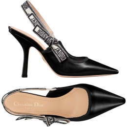 ◆당일◆25SS 자디올 슬링백 펌프스힐 블랙 KCV025CEY 900