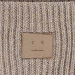 ◆당일◆26SS 라지 페이스 패치 울 비니 그레이지멜란지 C40448 DRN