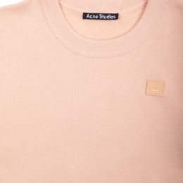 ◆키즈◆23SS 키즈 페이스 패치 맨투맨 파우더핑크 DI0020 AD5