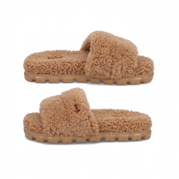 ◆당일◆25FW 코제타 컬리 퍼 슬리퍼 체스넛 1130838 CHE