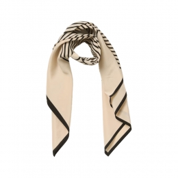 26SS 센터드 모노그램 실크 스카프 크림 211-853-801-901