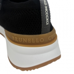 26SS 로고 탭 스니커즈 블랙 MZUPMBO252 CIK10