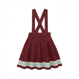 ◆키즈◆키즈 폴크 리본 시그리드 스커트 브릭 K1230W25 606