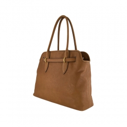 26SS 엠보로고 아방뛰르 나파레더 미디움 토트백 오크 5BG291 2BBL F0316