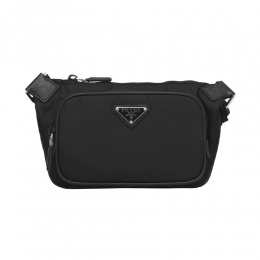 ◆당일◆25FW 삼각로고 사피아노 숄더백 블랙 2VH128 2DMH F0002