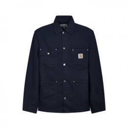 ◆당일◆25FW 월터 초어 로고 패치 데님 자켓 다크네이비 I035552 1CGD