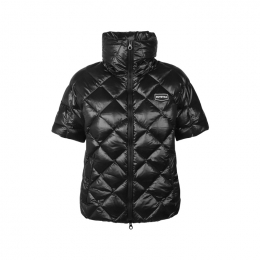 ◆당일◆25FW 세라피데 SERAPIDE 하프 슬리브 패딩 자켓 블랙 VDDH00125K0001 BKS