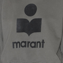 ◆당일◆26SS 모비 MOBY 벨벳 로고 맨투맨 슬레이트 SW0003FA A1M07E 02SE