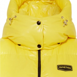 ◆당일◆25FW ALLORO 로고 패딩조끼 옐로우 VDDV95236K0001 YEL