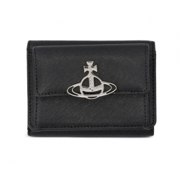 ◆당일◆26SS ORB 로고 스몰 플랩 펄스 반지갑 블랙 5115002UW L001N N401