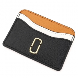 ◆당일◆24FW 로고 스냅샷 트리플컬러 카드지갑 블랙/허니 S144L01FA21 012