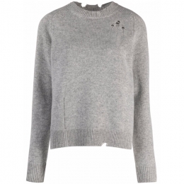 ◆당일◆디스트로이드 울 니트 그레이 S51GP0200 S17486 857M