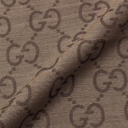 ◆당일◆25FW GG 자카드 울 실크 투톤 스카프 브라운 165904 3G646 9664