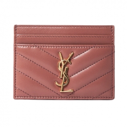 ◆당일◆25FW 카산드라 마틀라세 카드지갑 베얼리핑크 423291 AAA44 5922