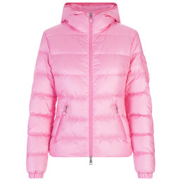 ◆당일◆24FW 글레스 GLES 로고 패치 후드 패딩 자켓 네온핑크 1A000 10 595ZZ 538