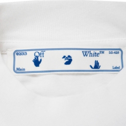 ◆12주년◆블루 모나리자 오버핏 모크넥 티셔츠 화이트 OMAB032R21JER001 0110