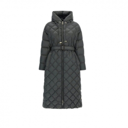 ◆당일◆25FW 트레파르 TREPAR 다이아몬드 퀄팅 사이드슬릿 롱 패딩자켓 어반그레이 2529496075 078