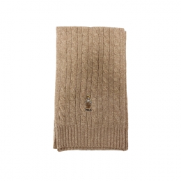 ◆당일◆25FW 베어 로고 자수 머플러 브라운 449959379 005