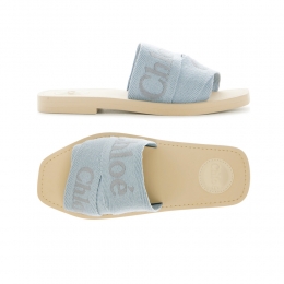 26SS 우디 로고 스트랩 샌들 펄블루 CHC23U188EF 40V