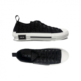 ◆당일◆26SS B23 리그 오블리크 자카드 로우탑 스니커즈 블랙 3SN340ABS H900