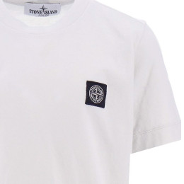 ◆키즈◆23SS 키즈 로고 패치 티셔츠 화이트 781620147 V0001