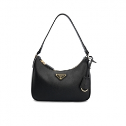 ◆당일◆26SS 사피아노 삼각 로고 숄더&호보백 블랙 1BC204 NZV F0632