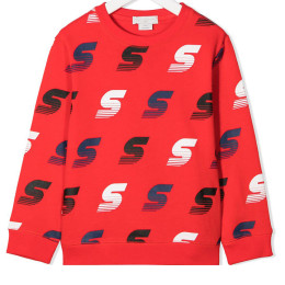 ◆키즈◆21SS 키즈 S 로고 크루넥 맨투맨 레드 600982 SPJ85 G648