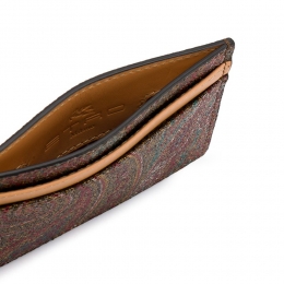 ◆당일◆24FW 디테일 페이즐리 카드지갑 브라운 0H769 8007 600