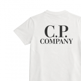 ◆키즈◆키즈 로고 백프린팅 반팔 티셔츠 화이트 20CKTS117B 00LAA17 103