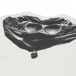 ◆당일◆25FW 백 고글 프린팅 티셔츠 화이트 RCCMTS725A 005100W 103