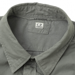 ◆당일◆25SS 렌즈 와펜 롱 슬리브 셔츠 그레이 18CMSH140A 110143G 935