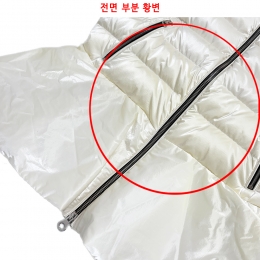 ◆스크래치2◆미데나 MIDENA 로고 패딩자켓 크림 VDDJ01725K0001 CRS