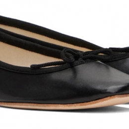 ◆당일◆23FW 리본 발레리나 플랫슈즈 블랙 PXBRI F53250 LZZ