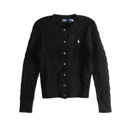 ◆당일◆26SS 포니 자수 클래식 가디건 블랙 211971868 016