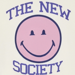 ◆키즈◆키즈 스마일 프린팅 맨투맨 화이트 SMILEY S MOON.WH