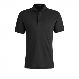 ◆당일◆25SS 백 로고 패치 폴로 티셔츠 블랙 G4MC0K300 ONYX