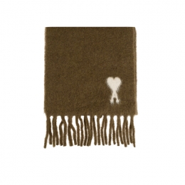 ◆당일◆25FW 하트 로고 알파카 머플러 누아제트 USF673 AW0004 216