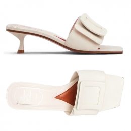 ◆당일◆23SS 커버드 COVERED 버클 뮬 힐 오프화이트 RVW62631090 TRP C019