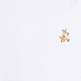 ◆당일◆25SS 스피디 폭스 패치 티셔츠 화이트 MM00125KJ0008 P100