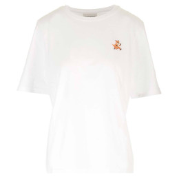 ◆당일◆25SS 스피디 폭스 패치 티셔츠 화이트 MW00119KJ0008 P100