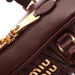 ◆당일◆25FW 금장 로고 마틀라세 크로스&토트백 버건디 5BB142 AN88 F0007