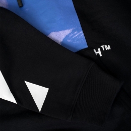 ◆15주년◆베르니니 프린팅 후드티 블랙 OMBB037F18192011 1030