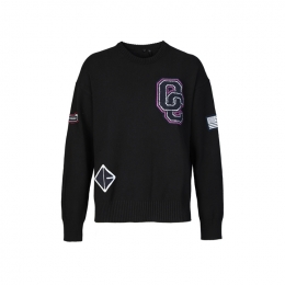 ◆15주년◆시그니처 OC로고 니트 블랙 P19KDC11135 0001