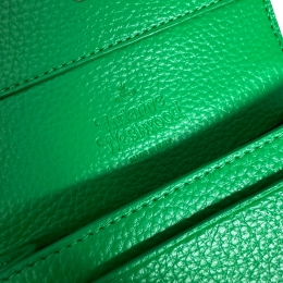 ◆당일◆24SS ORB 은장 로고 카드케이스 브라이트그린 51040067U S000D M401