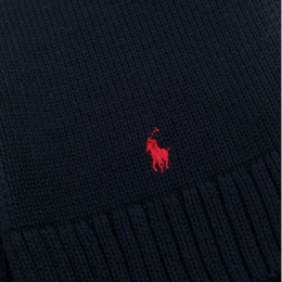 ◆키즈◆23FW 키즈 포니 로고 머플러 다크네이비 879741 001