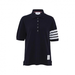 ◆당일◆26SS 사선 숏 슬리브 클래식 폴로 티셔츠 네이비 FJP052G 07976 415