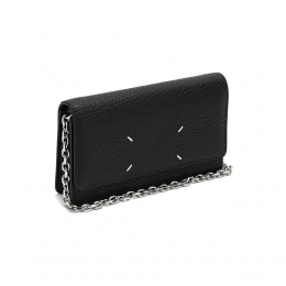 ◆당일◆26SS 스티치 체인 월렛 크로스백 블랙 SA3UI0008 P4455 T8013