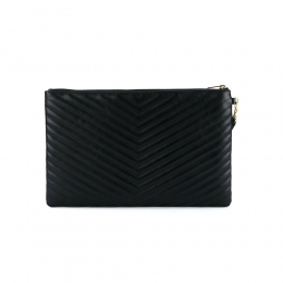 ◆당일◆26SS 금장 모노그램 마틀라세 라지 클러치백 블랙 440222 CWU01 1000