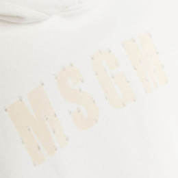 ◆키즈◆23FW 키즈 로고 후드티 화이트 F3MSJUHS177 013