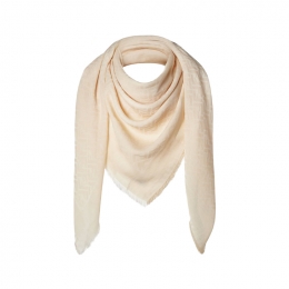 ◆당일◆26SS FF 자카드 패턴 코튼 스카프 베이지 FXT333 AV9K F1DY0